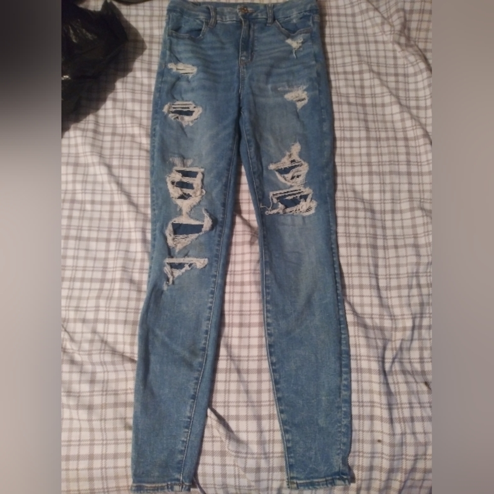 American Eagle womens curvy jeans size 4 reg